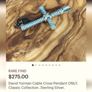David yurman cross pendant
